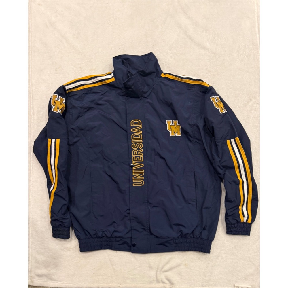 Vintage UNAM Pumas Windbreaker Jacket Universidad Nacional Autonoma de Mexico XL